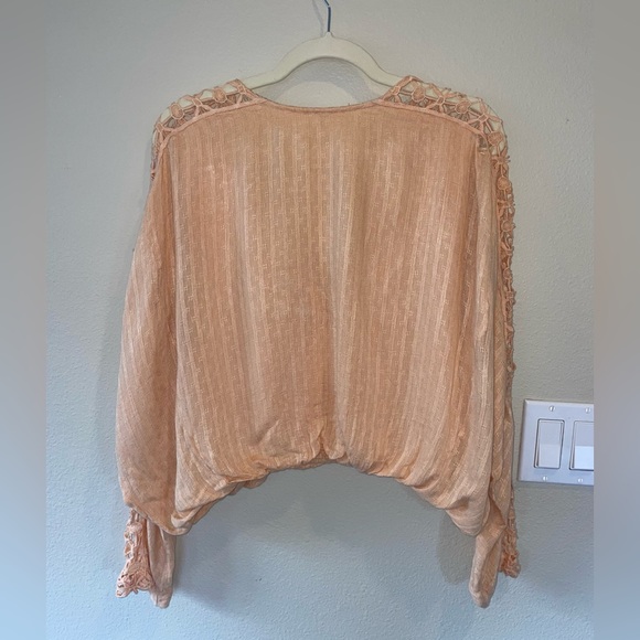 Free People Runaway Crochet Blouse - Picture 5 of 9